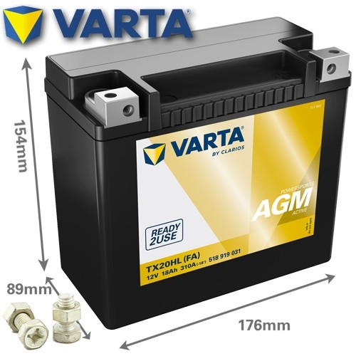 Batteria per harley vrscdx - per,